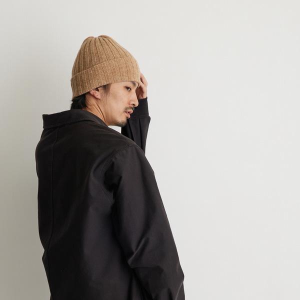 限定セール】 エディ カシミヤ 混ニットキャップ 秋冬 ニット帽 メンズ