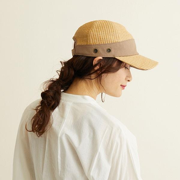 キャップ風麦わら帽子 Sense of Grace 麦わらキャップ メンズ レディース バズ