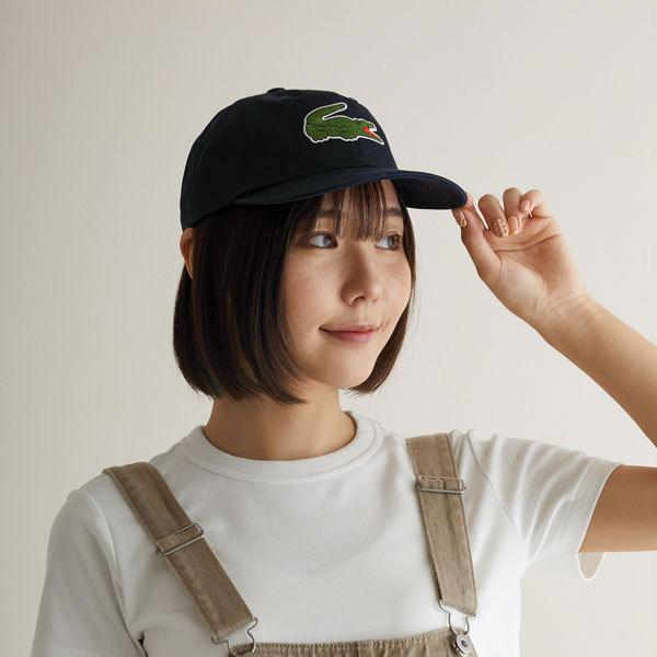 LACOSTE（ラコステ） ビッグ ワニ ロゴ キャップ L1231 メンズ