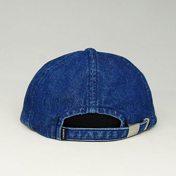 LACOSTE（ラコステ） デニム キャップ L1261 LACOSTE ネイビー ブルー