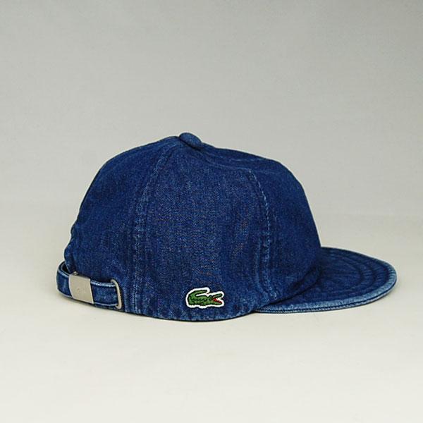 LACOSTE（ラコステ） デニム キャップ L1261 LACOSTE ネイビー ブルー