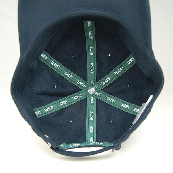 LACOSTE（ラコステ） サイド ロゴ キャップ L1278 LACOSTE 黒 ブラック
