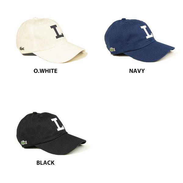 LACOSTE（ラコステ） Lロゴ キャップ L1366 メンズ レディースLACOSTE
