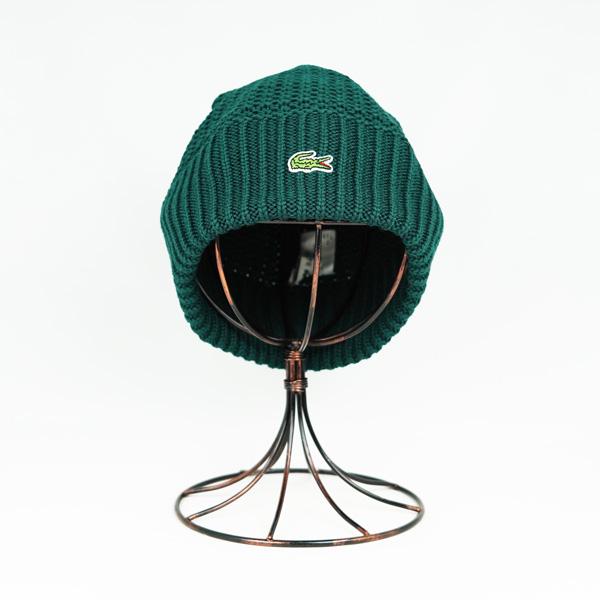 LACOSTE（ラコステ） ニット帽 L1386 メンズ レディース ブラック 黒