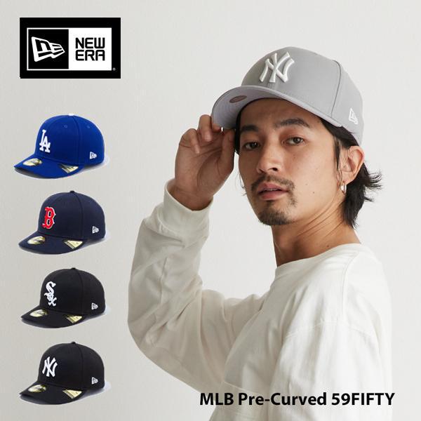 NEW ERA ニューエラ プレカーブ MLB キャップ グレー 黒 NEW ERA ニューエラ プレカーブ MLB キャップ グレー 黒