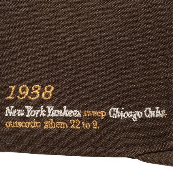 ニューエラ キャップ 59FIFTY ドーナツ ニューヨーク ヤンキース シカゴ カブス 茶｜lion-do｜17