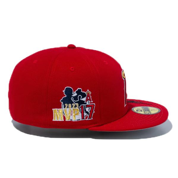 ニューエラ キャップ 59FIFTY 大谷翔平 アメリカンリーグ MVP エンゼルス 赤 レッド｜lion-do｜14