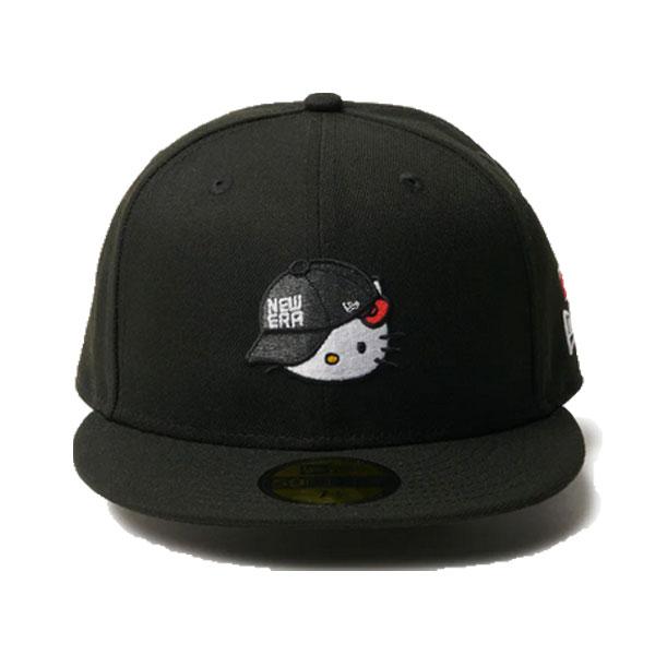 NEW ERA ハローキティ キャップ ブラック Amazon.co.jp: 日本限定 キティ ニューエラ コラボ ワーク