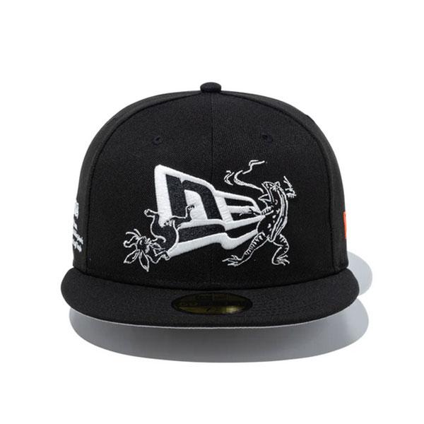 59FIFTY ニューエラ コラボ キャップ 鳥獣戯画 New Era 黒 ブラック