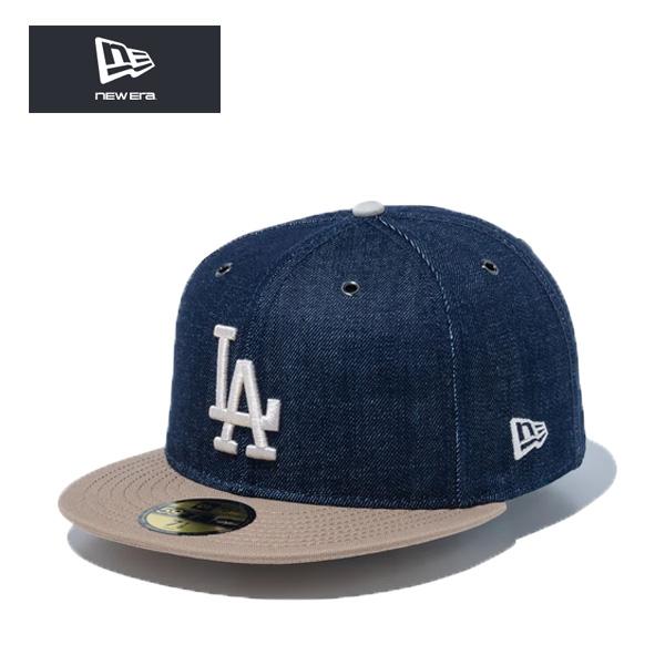ロサンゼルス　ドジャース　50周年　ニューエラ　ネイビー　キャップ　米国購入新品 59FIFTY ニューエラ キャップ BBQ Denim ロサンゼルス ドジャース