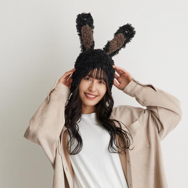 Grace Hats うさぎ 帽子 うさ耳 帽子 兎 ウサギワッチ 帽子 親子 ペア