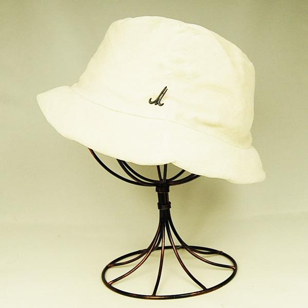 【新品未使用】ミュールバウアー コーデュロイ　バケットハット　白 MUHLBAUER ミュールバウアー コーデュロイ バケットハット