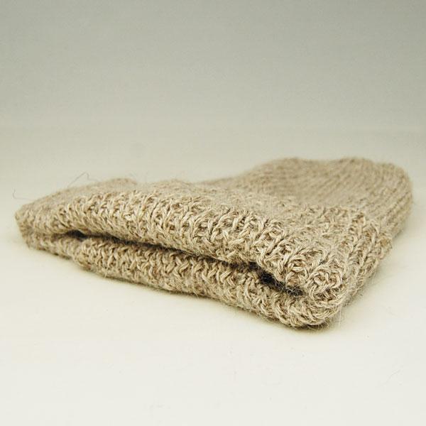 ミュールバウアー ベレー帽 ナチュラル ロゴピン付き MUHLBAUER（ミュールバウアー） ラム ウール ソフト クロシェ ハット