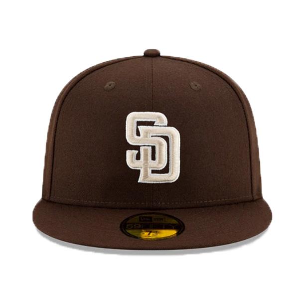 サンディエゴ・パドレス　New Era　バケットハット　選手着用モデル　ブラウン 59FIFTY ニューエラ キャップ サンディエゴ・パドレス ブラウン 茶 new