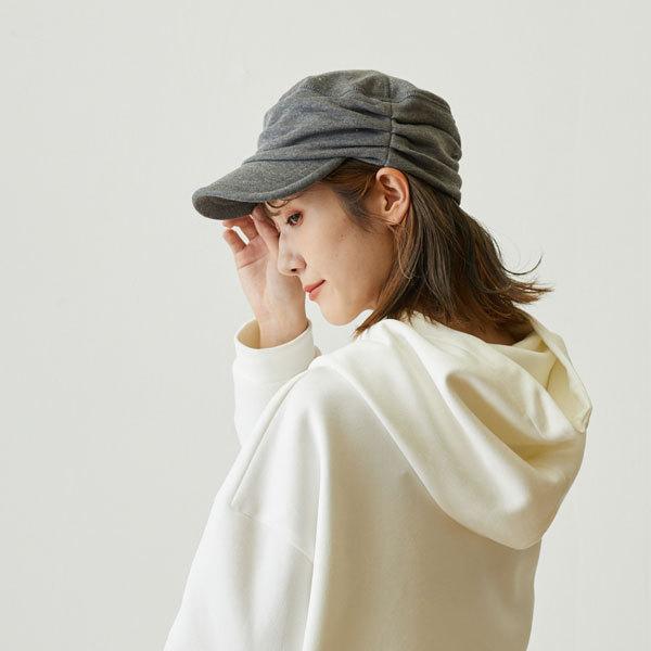 PHIGVEL MAKERS & CO. ワークキャップ ベージュ/ネイビー スウェット シャーリング ワークキャップ 帽子 メンズ