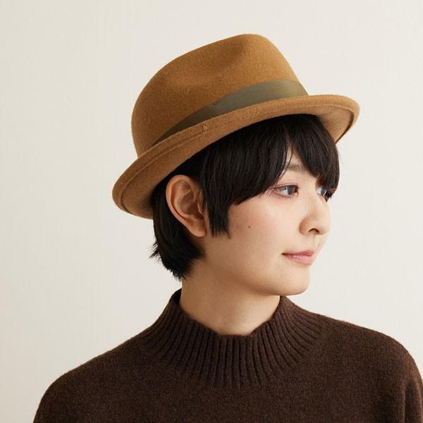 エルメス★高級ウールハット 中折れ 帽子 サイズ61★美品 Sense of Grace ザ・フェルトハット おしゃれ ウール メンズ