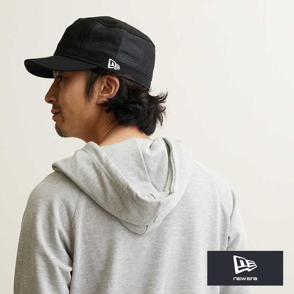 NEW ERA（ニューエラ） WM01 メッシュワークキャップ ブラック : 帽子