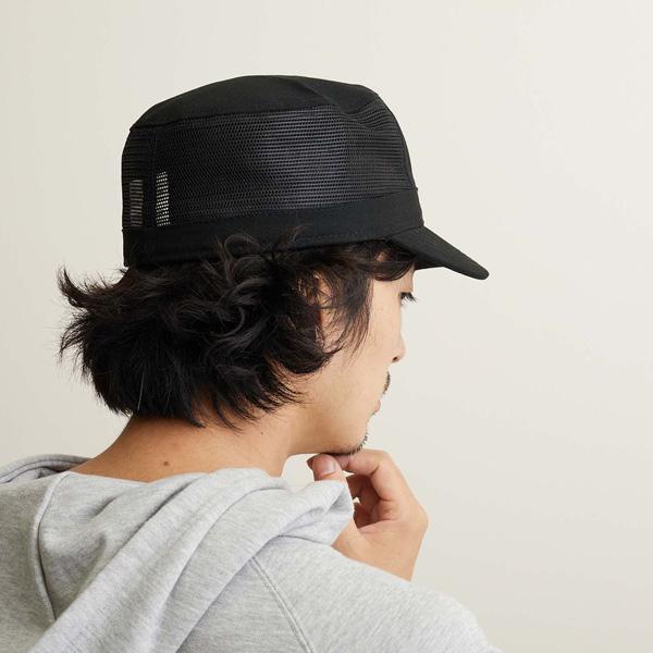 NEW ERA（ニューエラ） WM01 メッシュワークキャップ ブラック : 帽子
