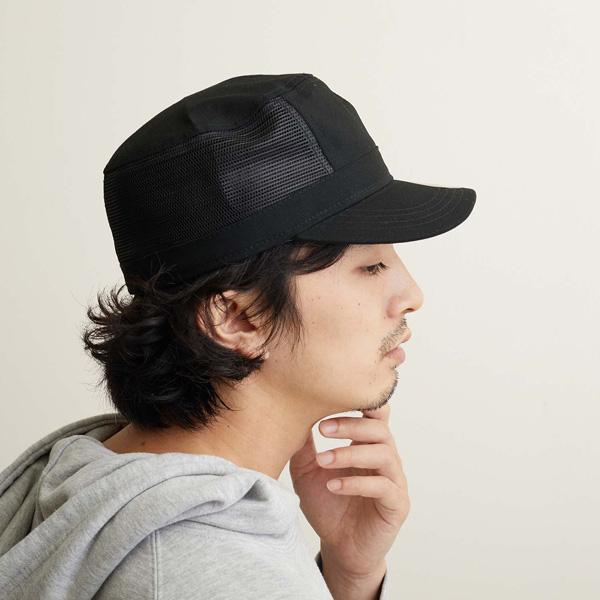 NEW ERA（ニューエラ） WM01 メッシュワークキャップ ブラック : 帽子