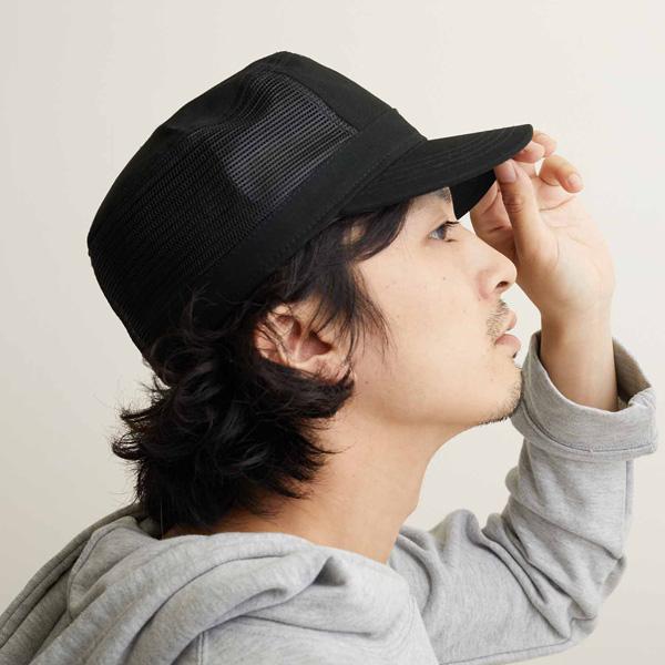 NEW ERA（ニューエラ） WM01 メッシュワークキャップ ブラック : 帽子