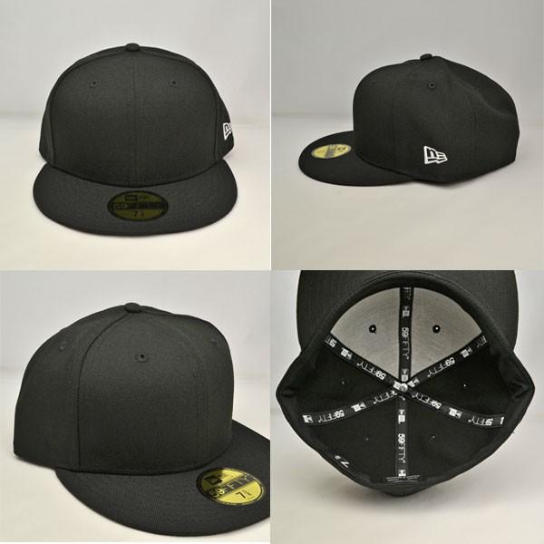 59FIFTY ニューエラ キャップ 59fifty 無地 黒 ブラック 59FIFTY ニューエラ キャップ 59fifty 無地 黒 ブラック