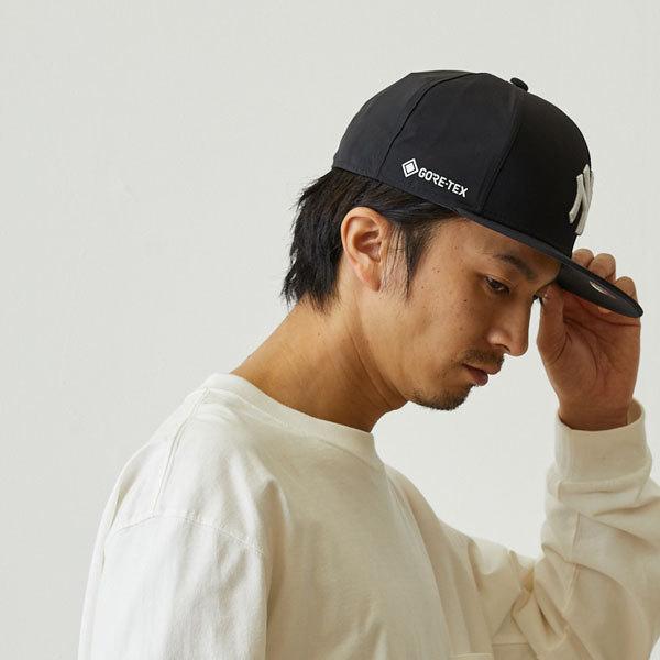 ニューエラ キャップ 釣り 59FIFTY ニューヨーク ヤンキース ゴアテックス パックライト 防水 ブラック 黒 ny｜lion-do｜22