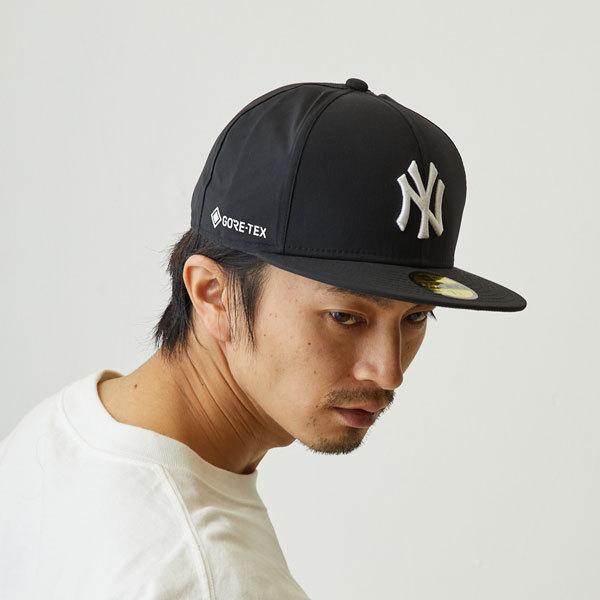 ニューエラ キャップ 釣り 59FIFTY ニューヨーク ヤンキース ゴアテックス パックライト 防水 ブラック 黒 ny｜lion-do｜27