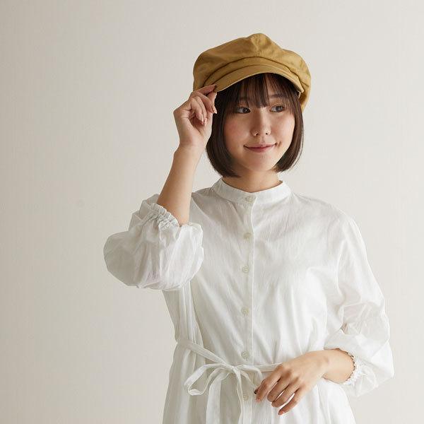 コットン 6パネル キャスケット 58cm 61cm メンズ レディース : 帽子