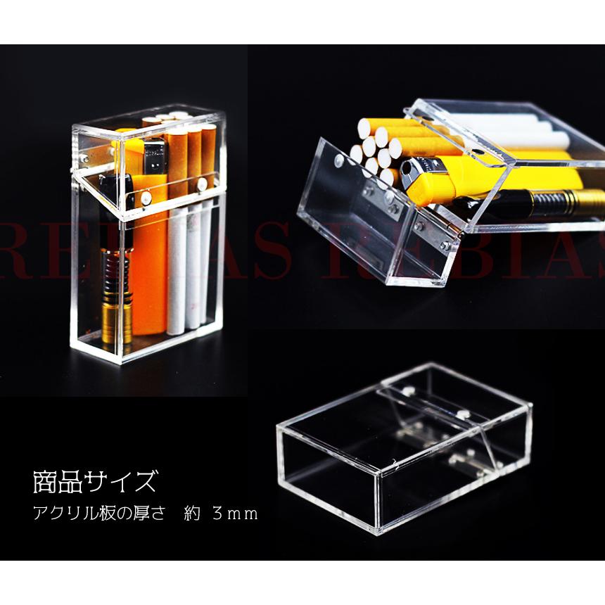 送料無料 シガレット スケルトン ケース シガーケース タバコ 煙草