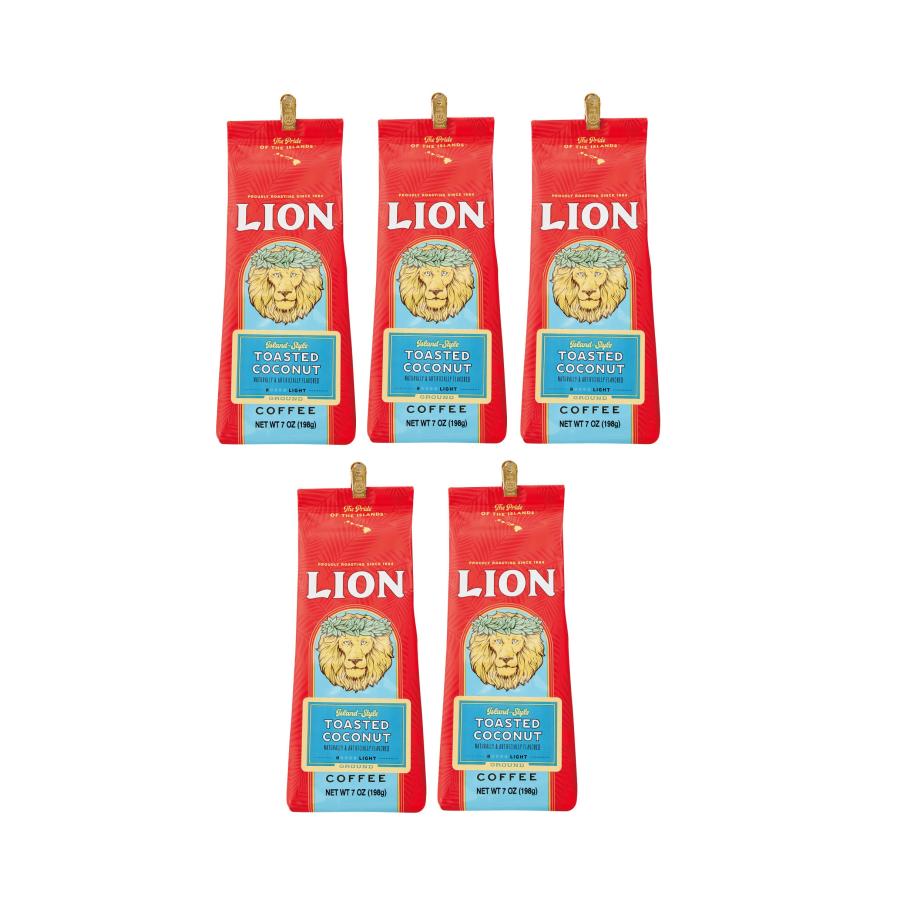LION COFFEE 公式店 ライオンコーヒー 5個セット トースティッド