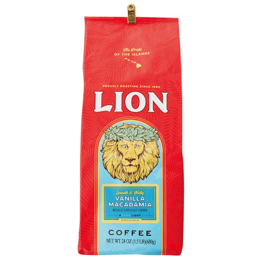 公式店 ライオンコーヒー 大容量 バニラマカダミアナッツ 24oz(680g) 豆 タイプ Lion coffee ハワイ 豆 焙煎 :  lion-79975202030-1b : LION COFFEE公式ショップ - 通販 - Yahoo!ショッピング