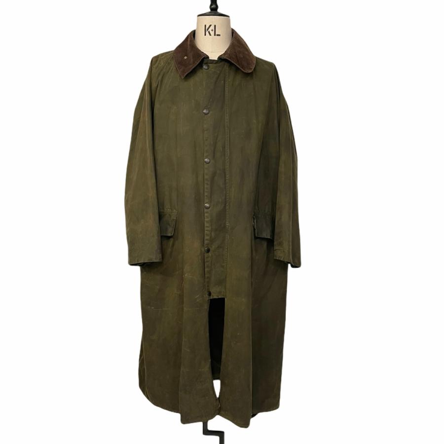 90's Barbour BURGHLEY Sage ４６ made in England バブアー バーレイ