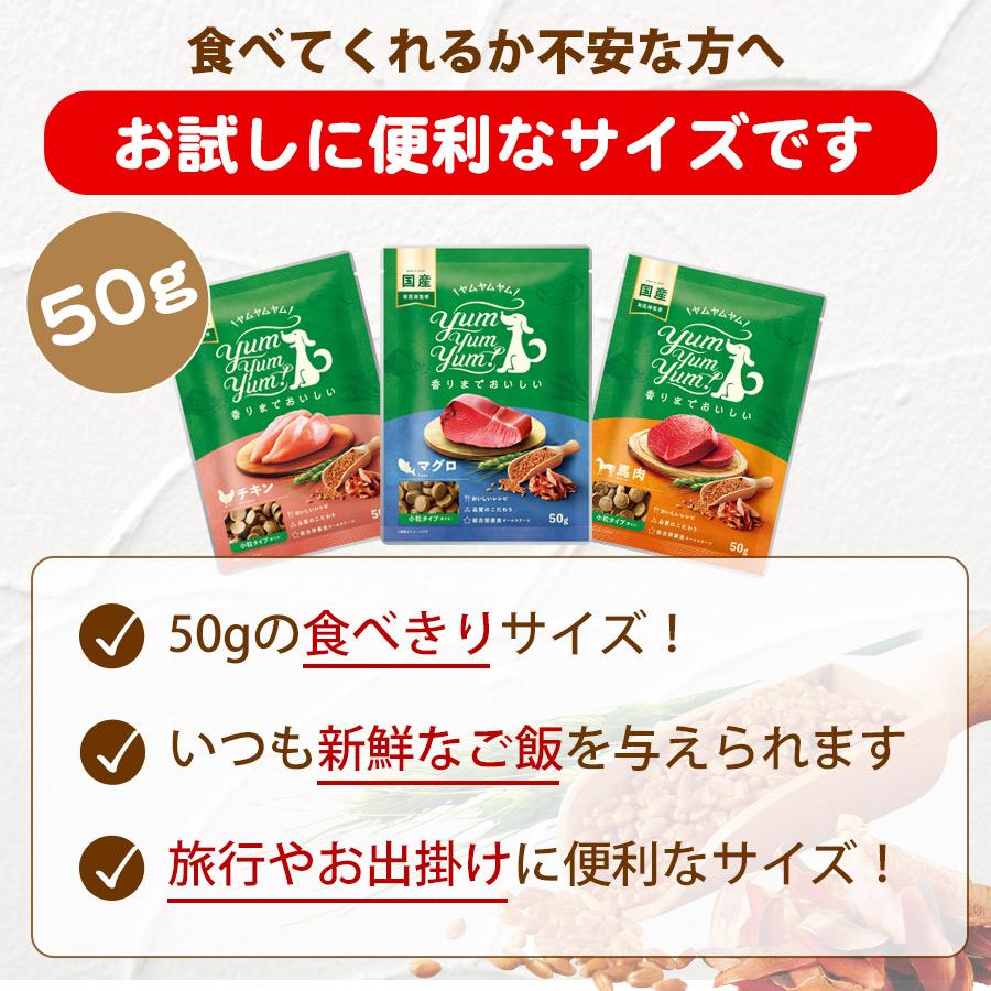 ヤムヤムヤム チキン ドライタイプ 50g F4 yum yum yum！お試しサイズ