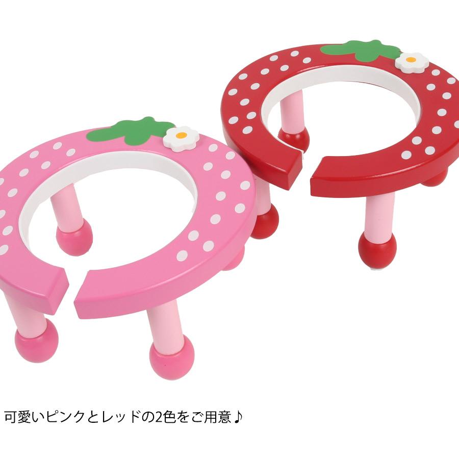 PomPreece 犬 食器 PP イチゴ食器台 9455 犬 ドッグ ペット 犬用食器台