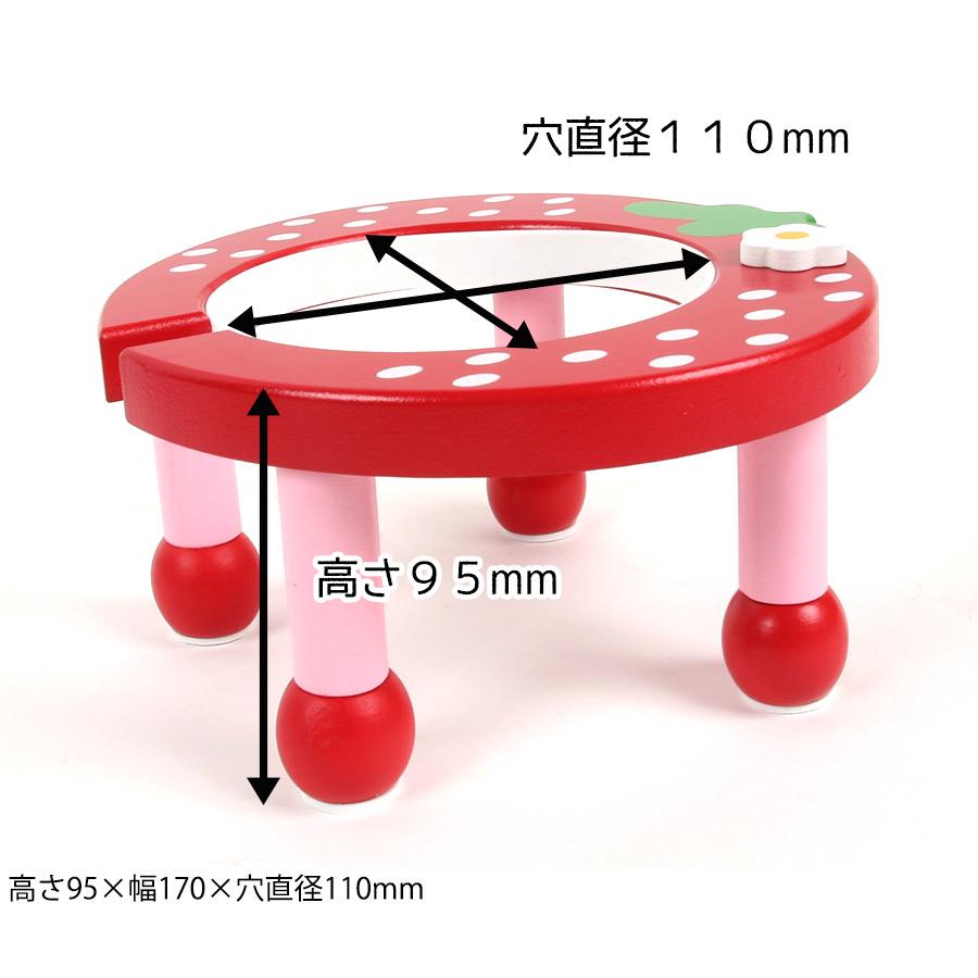PomPreece 犬 食器 PP イチゴ食器台 9455 犬 ドッグ ペット 犬用