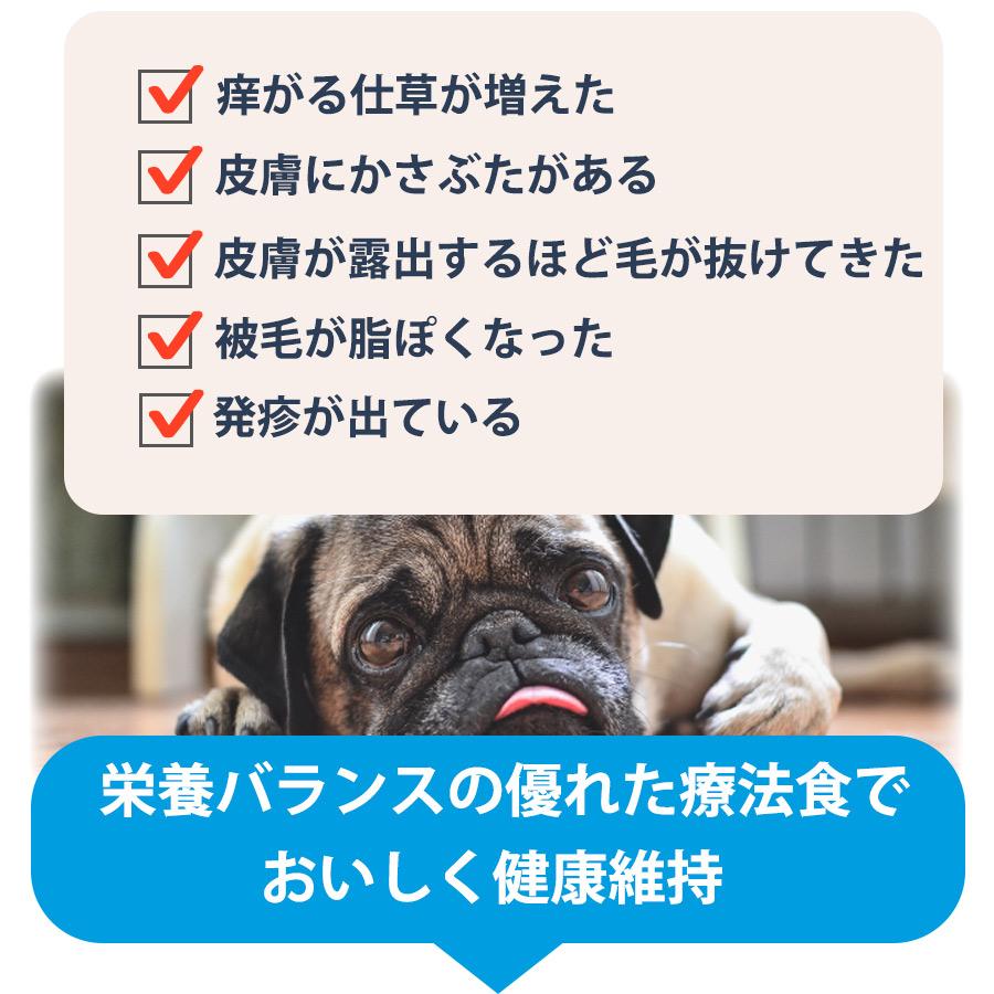 マルカン 犬 ドッグフード ベッツウェル 犬用食事療法食 皮膚ケア 3kg