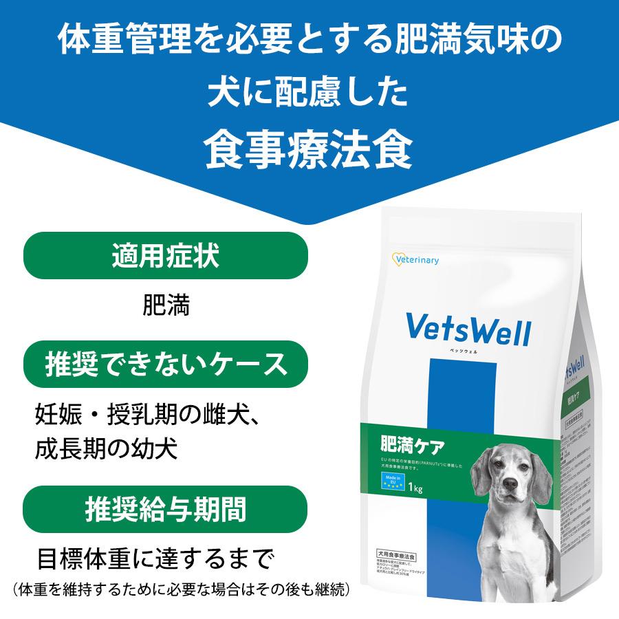 マルカン 犬 ドッグフード ベッツウェル 犬用食事療法食 肥満ケア 3kg