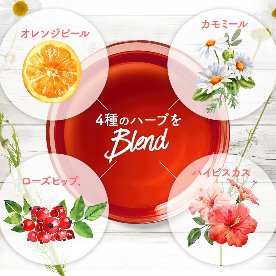 紅茶 ノンカフェイン リプトン 公式 無糖 アルミティーバッグ カモミールハーブ 50袋 ハーブティー｜lipton-jp｜08