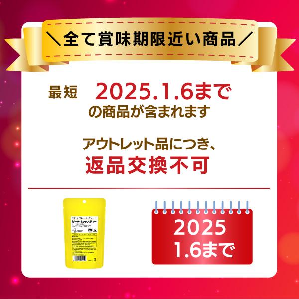 福袋 2025 リプトン 紅茶 ティーバッグ フレーバーティーシリーズセット 全9種 【アウトレット品のため返品交換不可商品 賞味期限：2025/1/6まで】