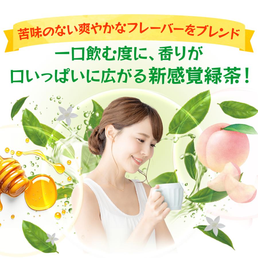 グリーンティー ピーチ はちみつ 水出しアイスティー 緑茶 ティーバッグ 3種×各2点 計6セット | Lipton | 02
