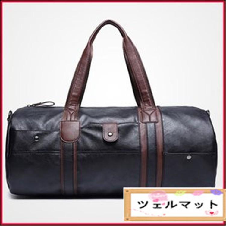 ボストンバッグ トートバッグ ショルダーバッグ メンズ 本革 革 かばん 鞄 ボストン バッグ レザーバッグ レザー レザー 牛革 トート ブラック Thelerner Com