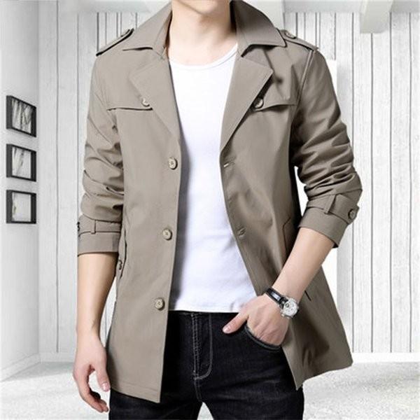 柔らかい トレンチコート メンズ ビジネス 通勤コート ジャケット アウター ブランド 無地 紳士 秋コート 正規品 Diocesekabgayi Org