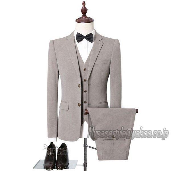 春夏新色 3ピーススーツ シングルボタン 無地 パーティ 結婚式 宴会 出勤 出張 細身 スリム 2つボタン 春 夏 秋 冬 ベスト ビジネス スーツ セットアップ 時間指定不可 Lewisfamilyinsurance Com