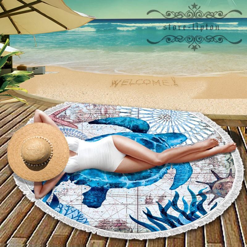 ビーチタオル ラウンド ビーチマット 大判 円形 海 プール ピクニック 公園 海水浴 水泳 レジャー かわいい おしゃれ ラグ インスタ Xrxstd Liptonツェルマ 通販 Yahoo ショッピング