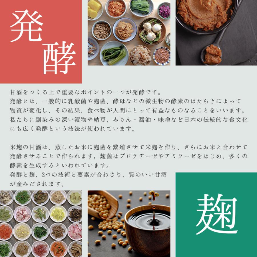 食べる甘酒 amazake 4袋入りセット 米麹 ノンアルコール 発酵 無添加 a