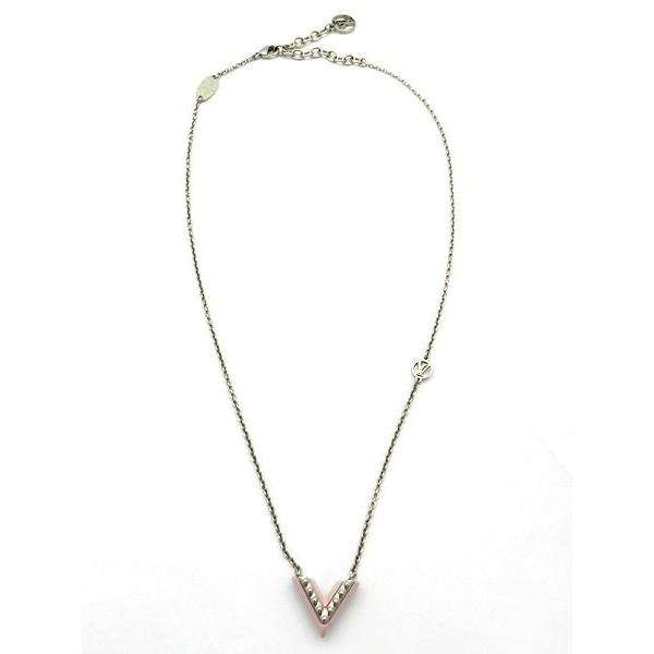 Louis Vuitton ルイ ヴィトン エセンシャルv ネックレス M631 ピンク シルバー メンズ レディース 人気ブランド 中古 19 at 歌舞伎屋 X シルバーバンク 通販 Yahoo ショッピング