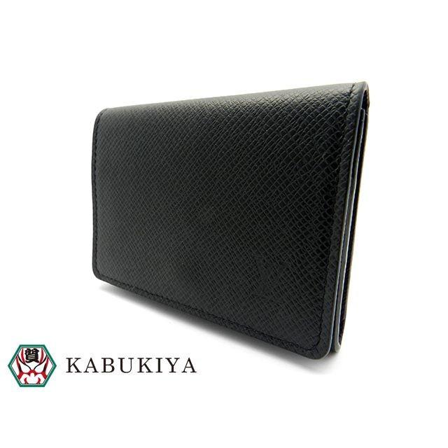 Louis Vuitton ルイヴィトン アンヴェロップ M タイガ ブラック 黒 カードケース 名刺入れ メンズ 人気ブランド 中古 19 my 歌舞伎屋 X シルバーバンク 通販 Yahoo ショッピング