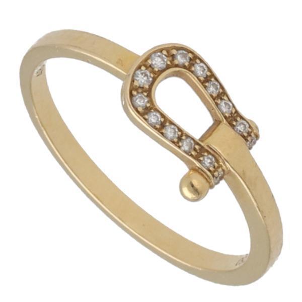 絶賛レビュー続出 フォース10 フレッド Fred Used 中古 リング rs 中古品 兼用 メンズ レディース 指輪 イエローゴールド K18yg ダイヤモンド 8号 48 4b0440 スモールモデル Baruchbb Co Za