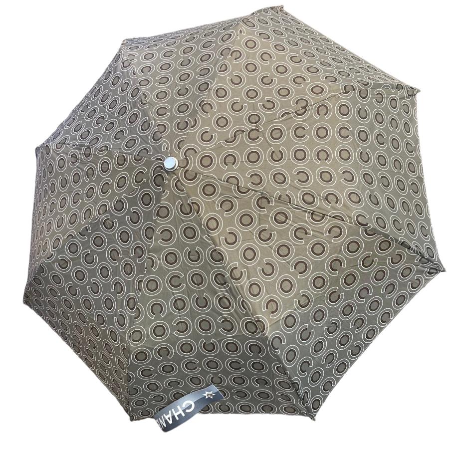 CHANEL 【中古】 シャネル レディース雨傘 ココマーク 折り畳み傘