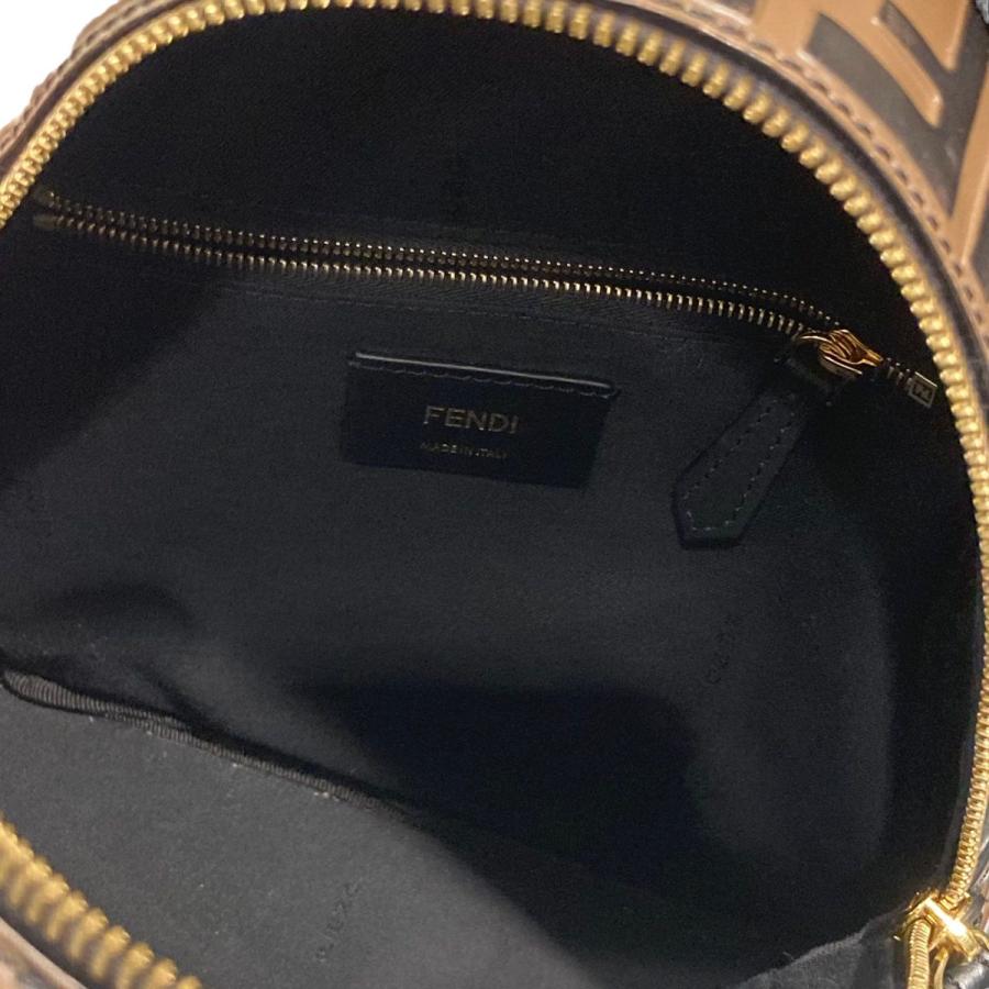 【中古】 Fendi フェンディ FFロゴ バックパック リュック ズッカ 8BZ038 A5TLF13VK レディース 23016857 AS｜liqueurbank｜10